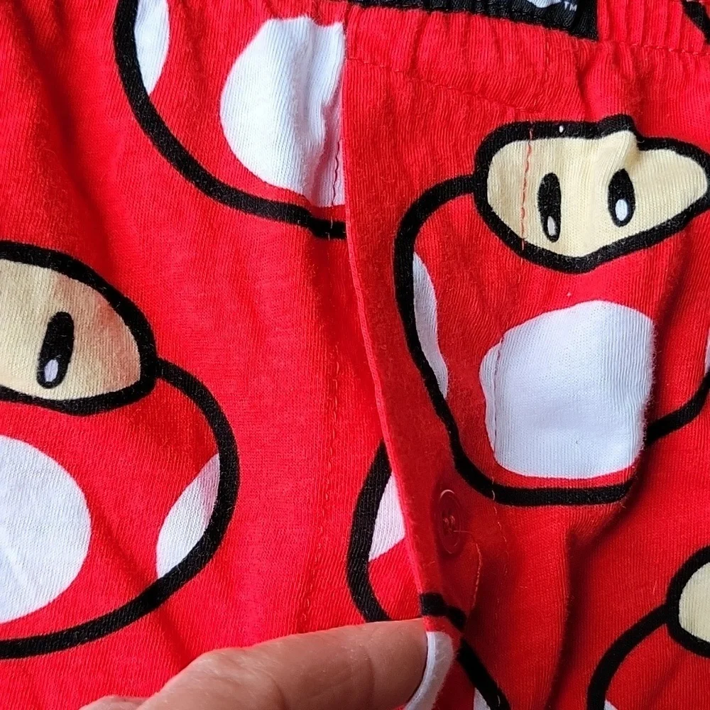 Colorful Cartoon Print  Cotton Men's Boxers Set 3 Spongebob Super Mario Dr.Suess